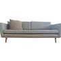 Johan 3-Sitzer Sofa Agens Brown 5