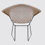 Bertoia Diamond Chair Schwarz & Creme 2