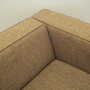 Vintage Sofa Textil Braun 1980er Jahre 7