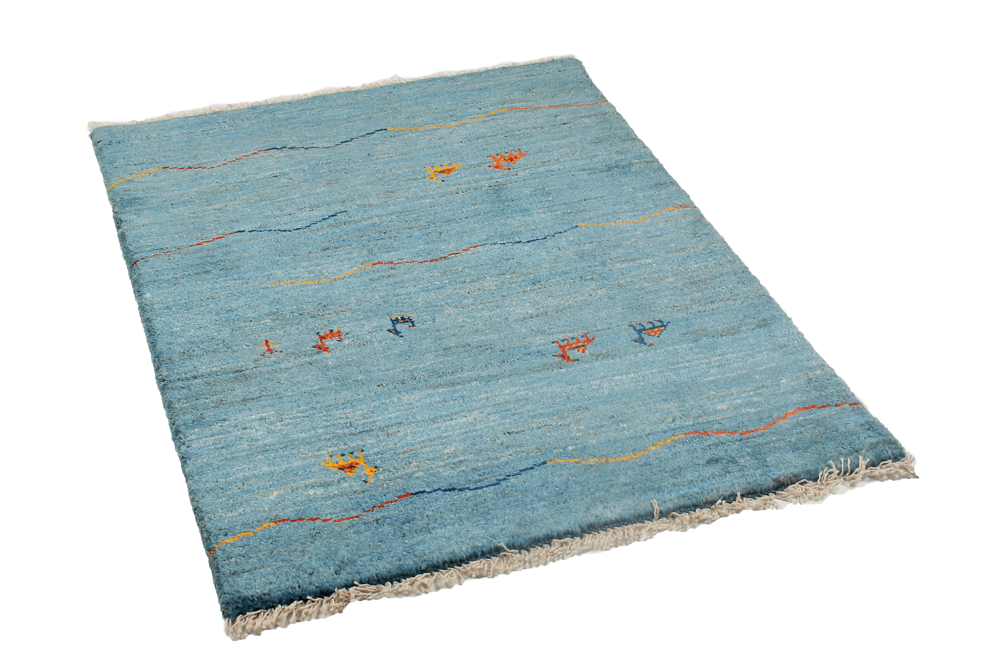 Gabbeh Sonnat Teppich Blau 2