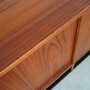 Vintage Sideboard Teakholz Braun 1970er Jahre 9