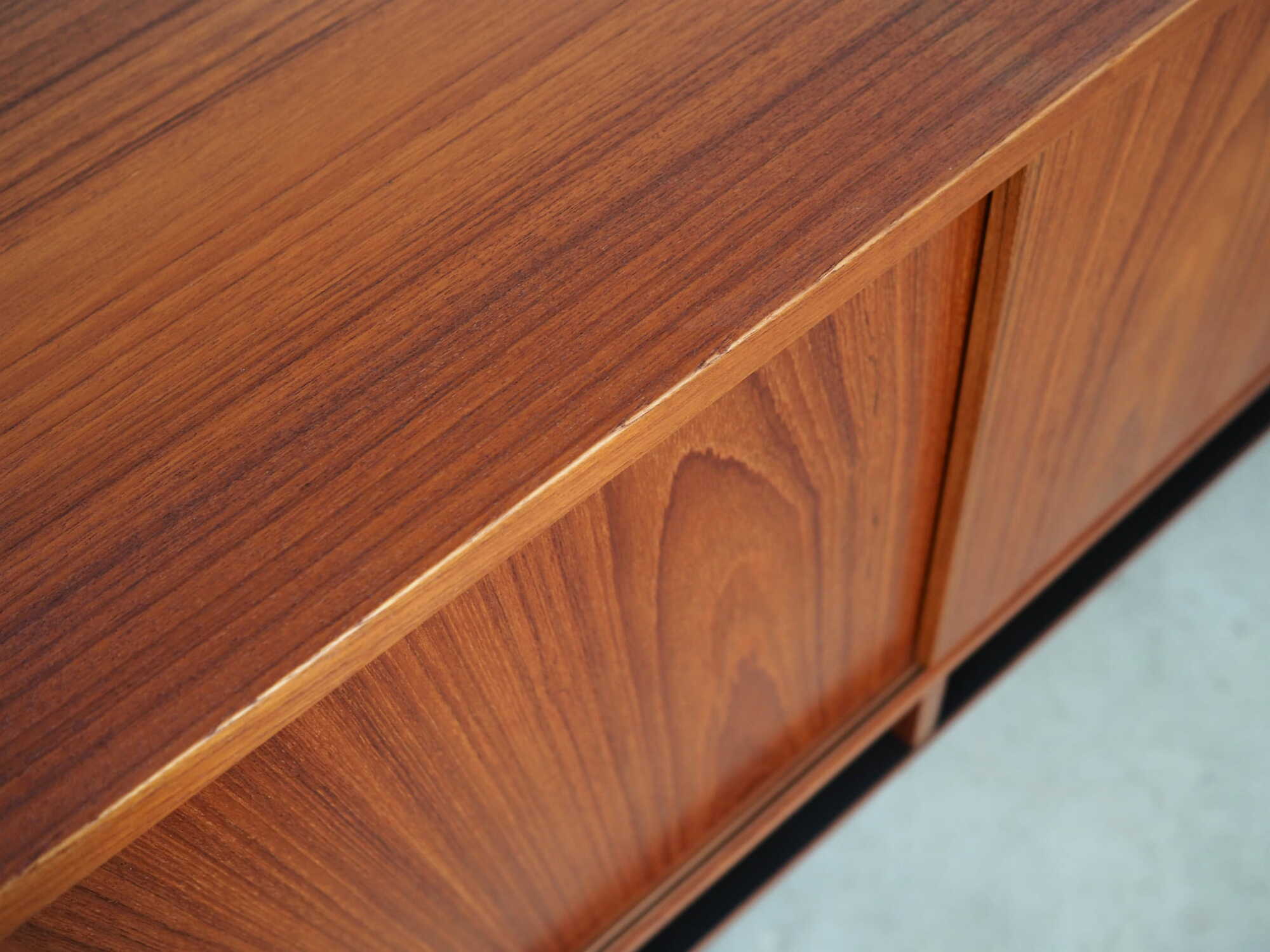 Vintage Sideboard Teak wood Brown 1970s 9