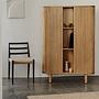 Mailen Highboard Holz Hellbraun 0