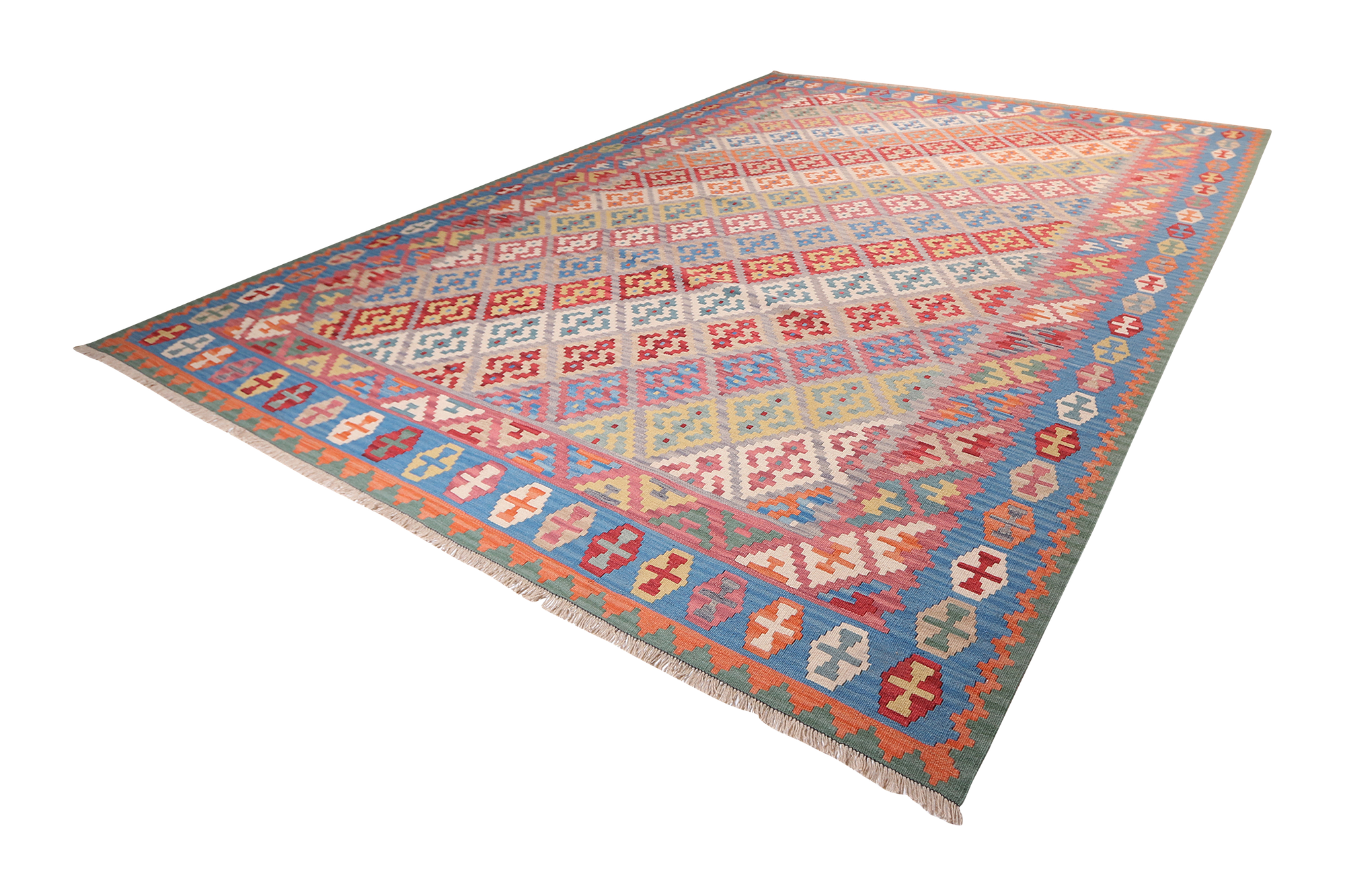 Kilim Gashgai Teppich Mehrfarbig 3