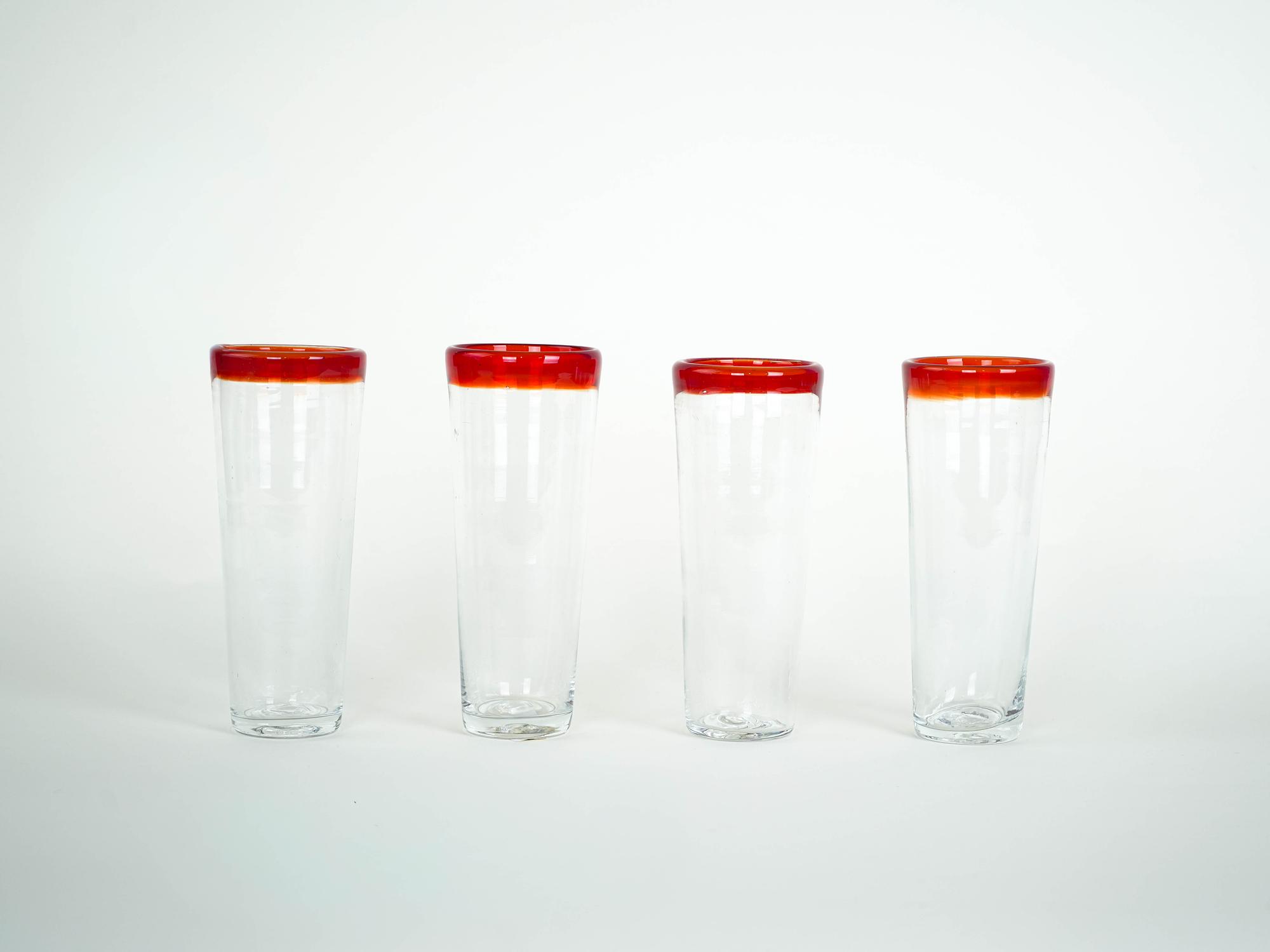 Set of four glasses 1970s 2