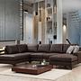 Porto Ecksofa Braun 0
