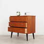 Vintage chest of drawers Teak brown 1970s 3