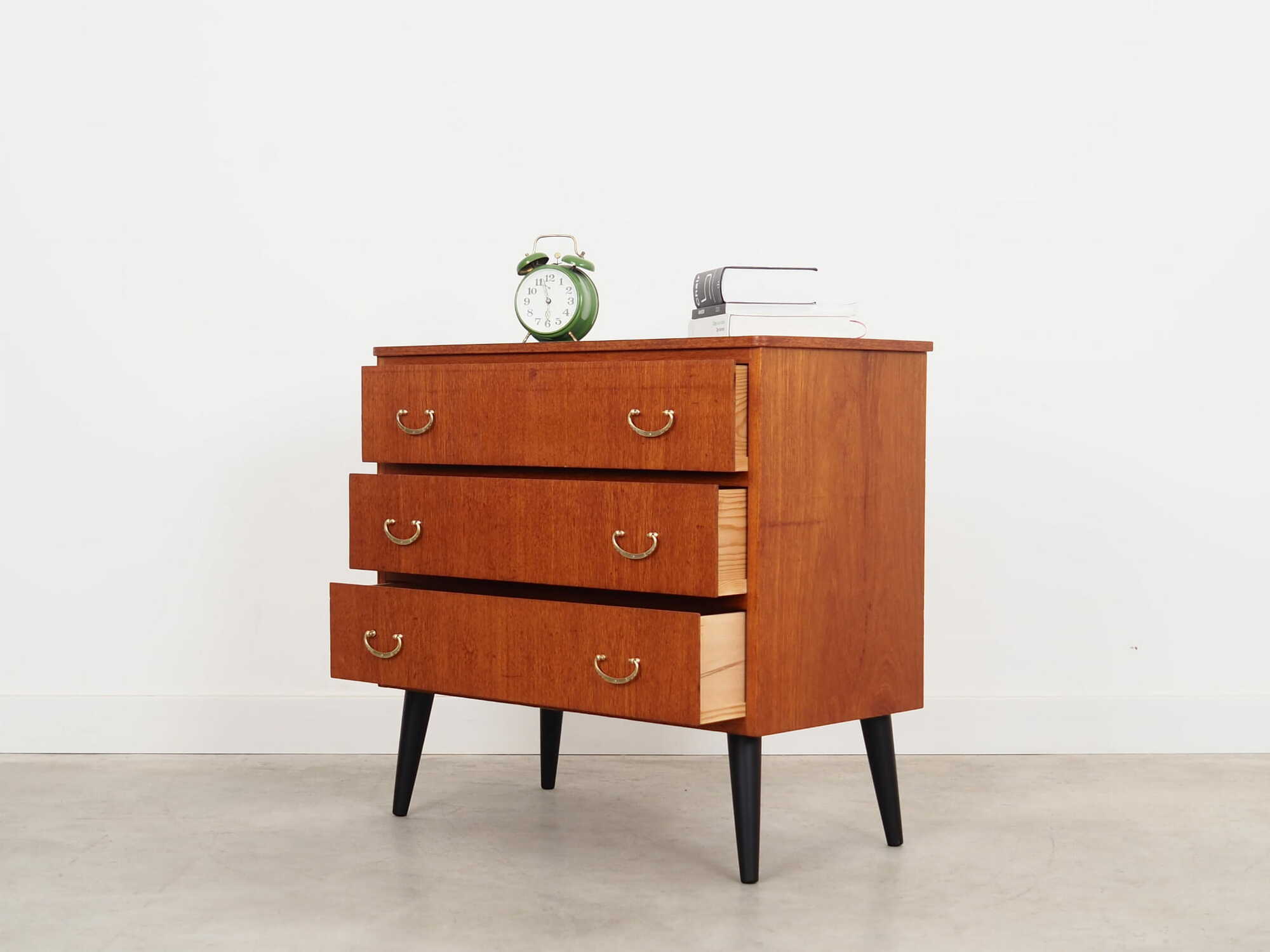 Vintage chest of drawers Teak brown 1970s 3