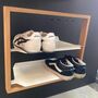 Schuhregal Basti mit Eichenrahmen p2 4