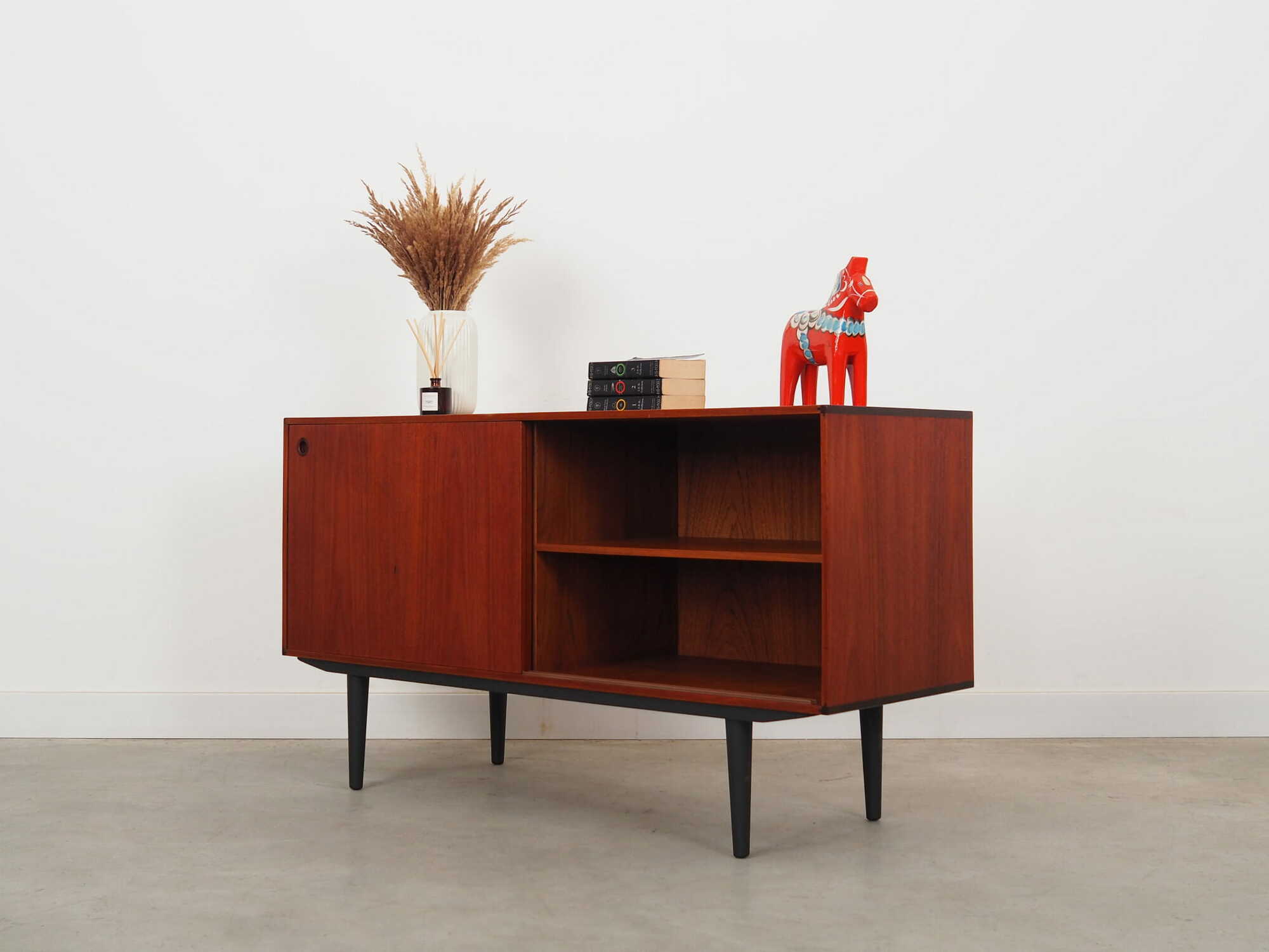 Vintage cabinet teak brown 1960s 4