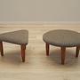 2-piece stool set brown 1990s 1