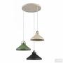 Pendant light Juval 3-light iron 4