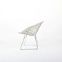 Bertoia Diamond Chair Stahl Silber 2