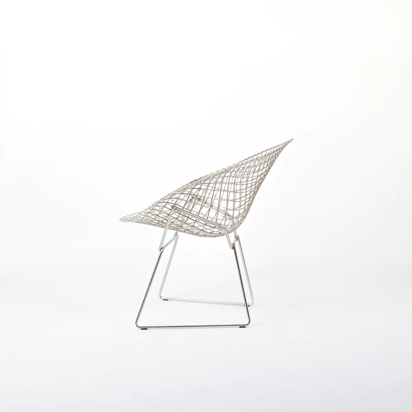 Bertoia Diamond Chair Stahl Silber 2