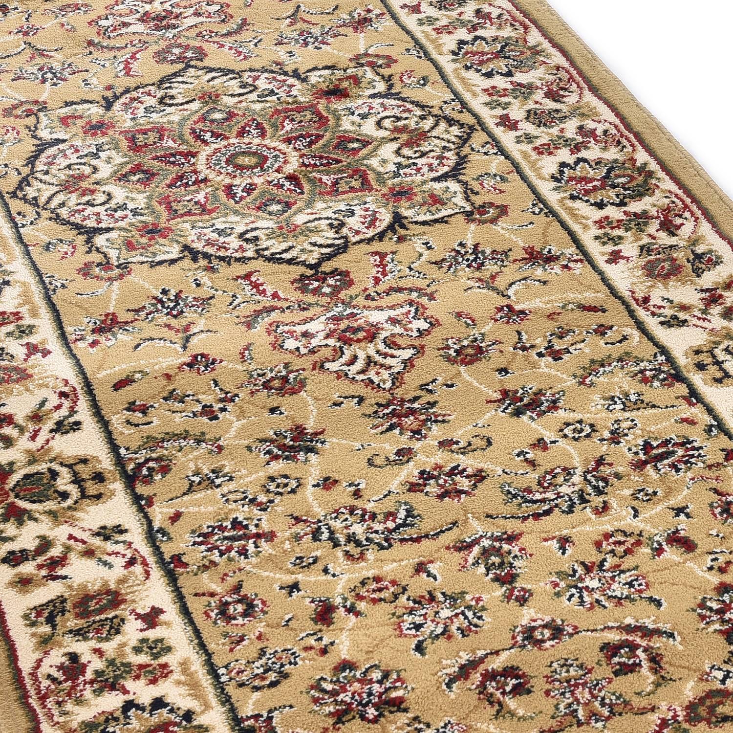 Hamadan Runner Polypropylene Beige 3