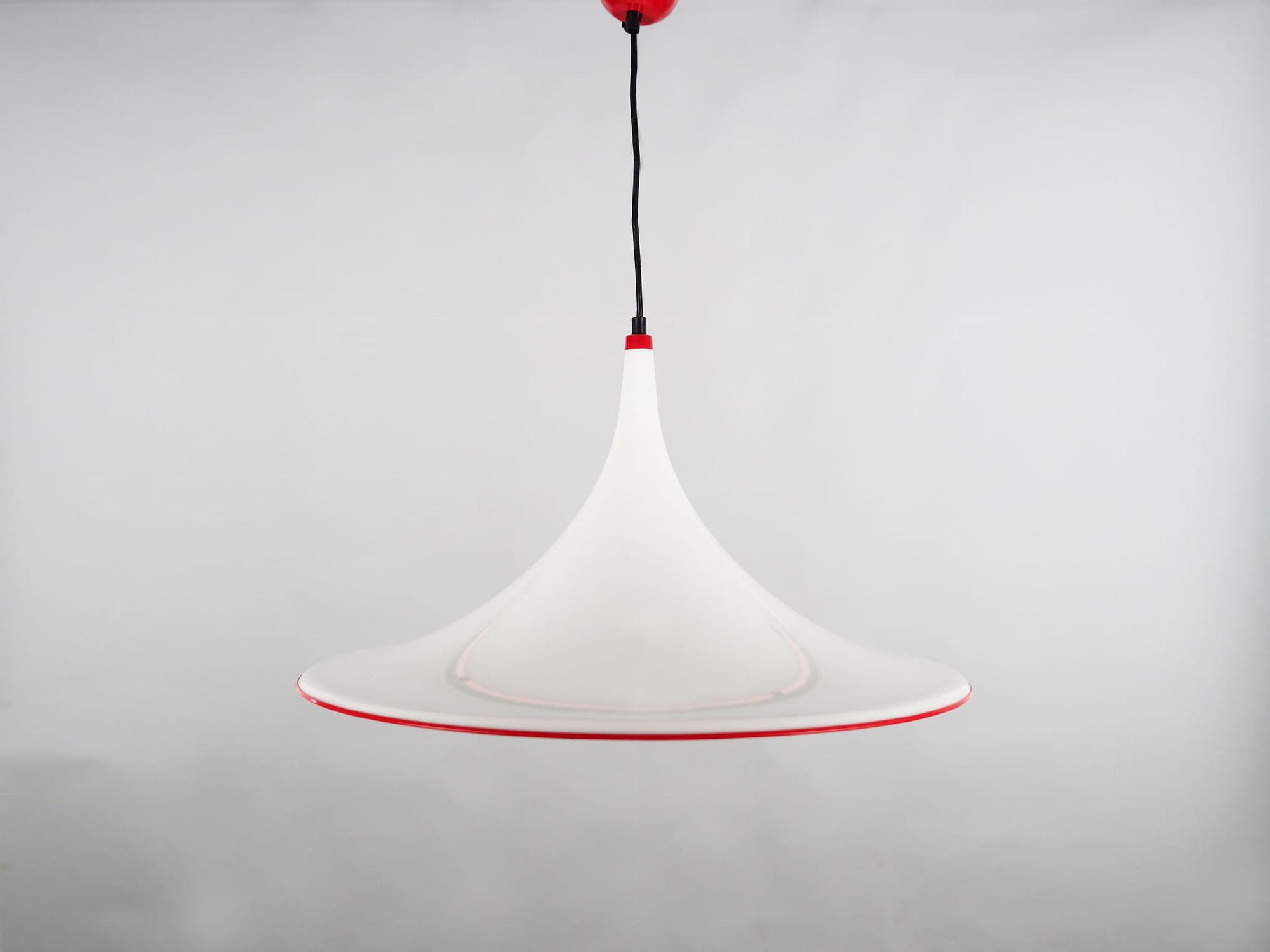 Pendant lamp plastic 1970s 1