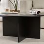 Soleil Coffee table woodblack Ø90 cm 4