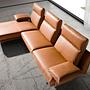 Sofa Récamiere Links Leder Terrakotta 2
