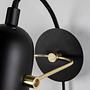 Swan Mini Wall Lamp Black 1