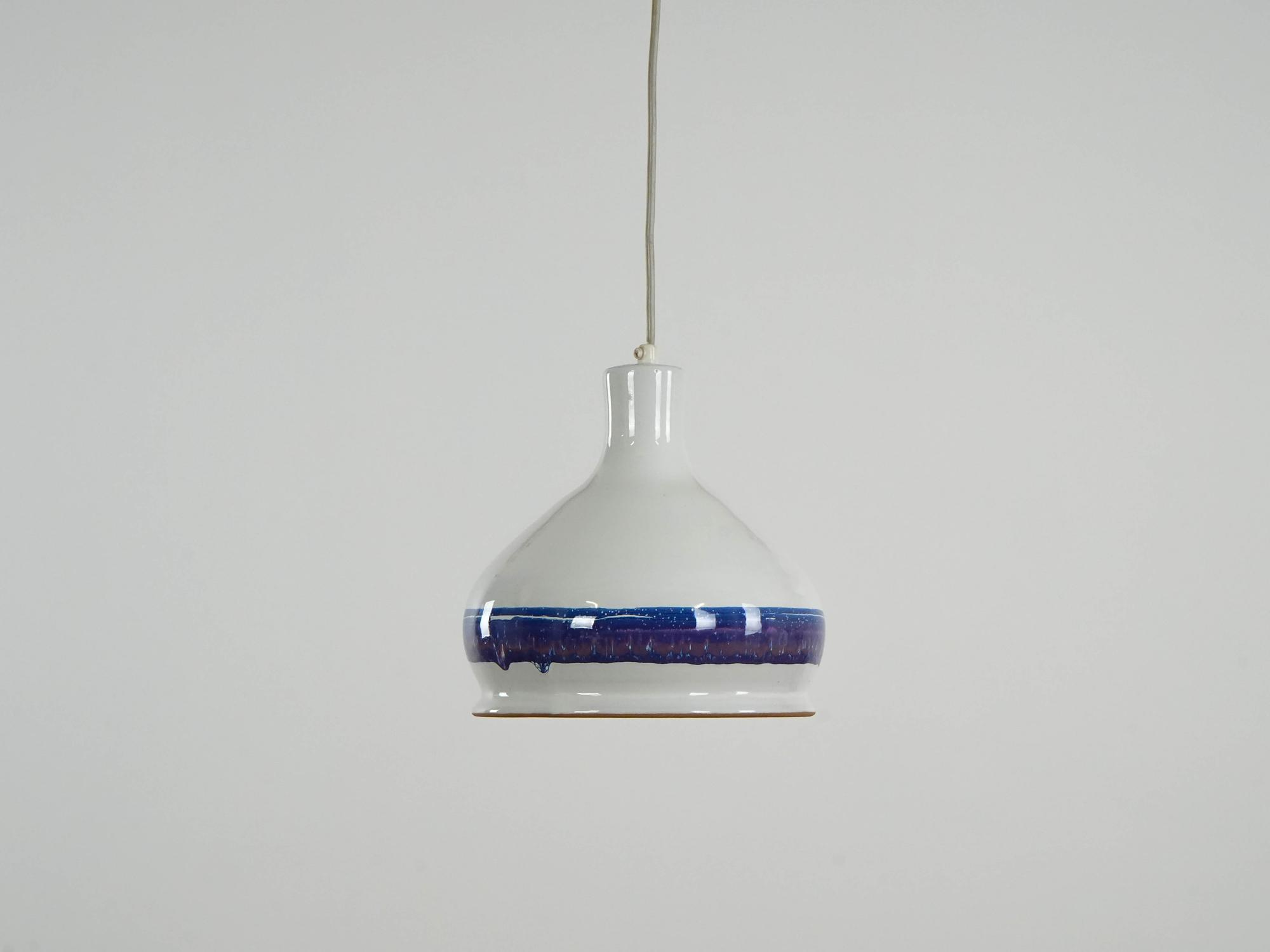 Pendant lamp White 1970s 1