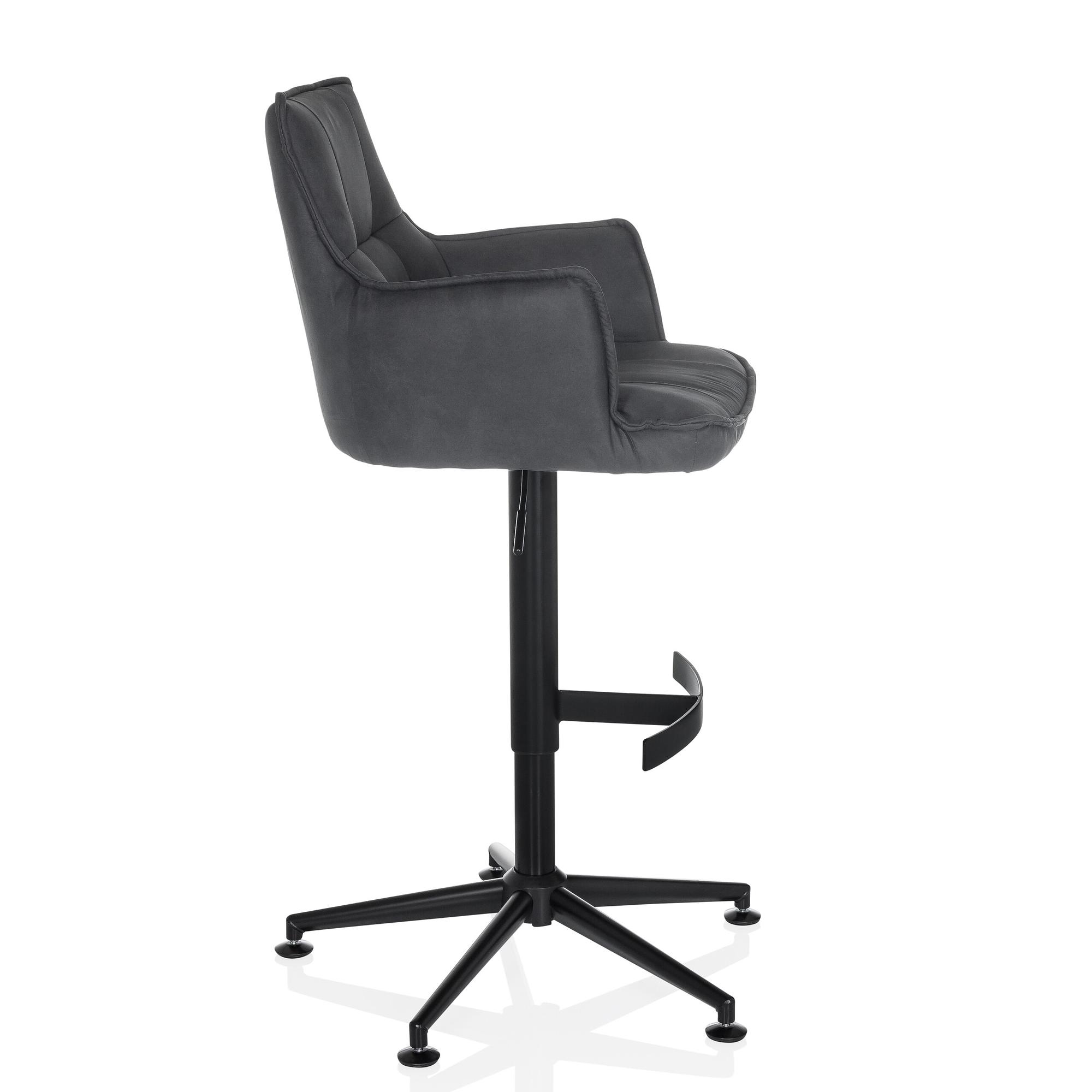 SOLAO LIFE HIGH Sgabello da bar Tessuto Antracite 6