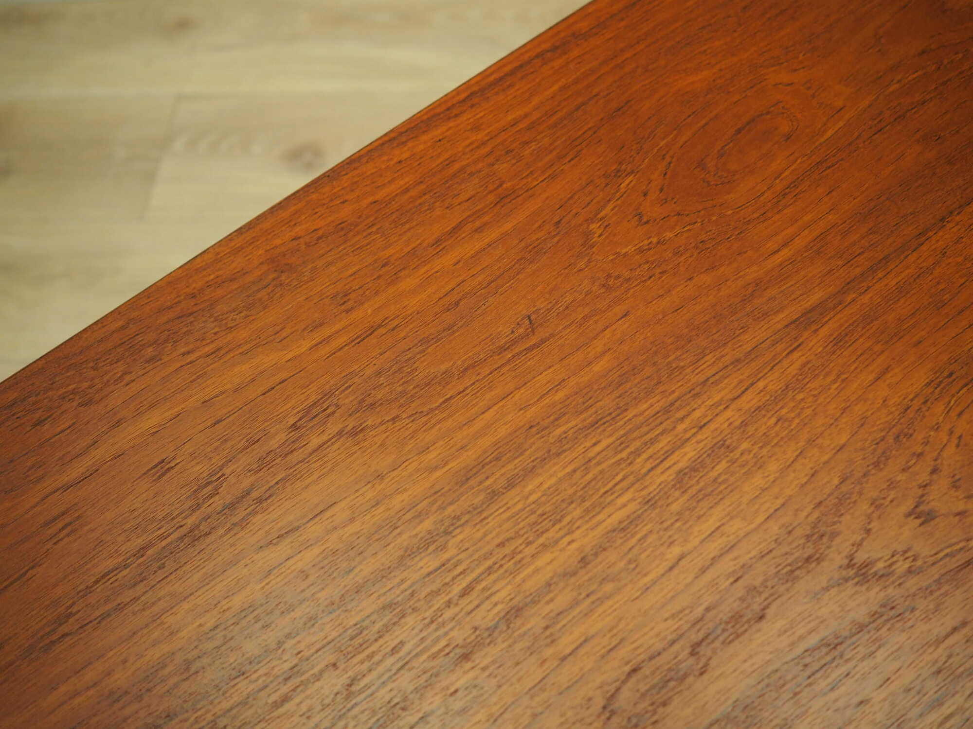 Vintage Coffee Table Teak Brown 1970s 9
