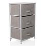 FOLDRESS M Wardrobe with 3 compartments Grey hjh LIVING 5