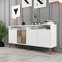 Milan Sideboard White 160cm 1