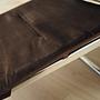 Vintage armchair velvet metal brown 1970s 14
