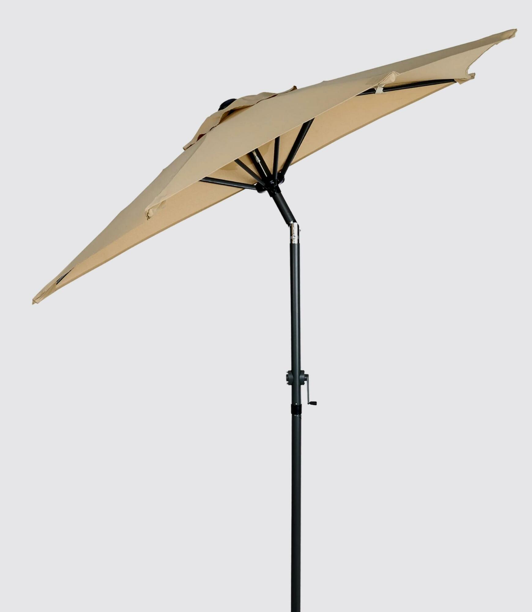 Sonnenschirm Klappbar Aluminium Beige 3