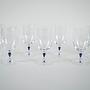 Set Venise Saphir Glasses 1970s Cristal d'Arques 5