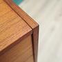 Vintage chest of drawers Teak wood Brown 1960s 13