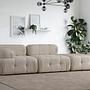 Doblo Modular Sofa 3-Seater Cream Bouclé 1