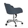SOLAO Office Chair Swivel with Casters Fabric Grey 3