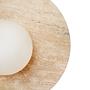 Tor-Nun-D Wandleuchte Travertin Creme 6