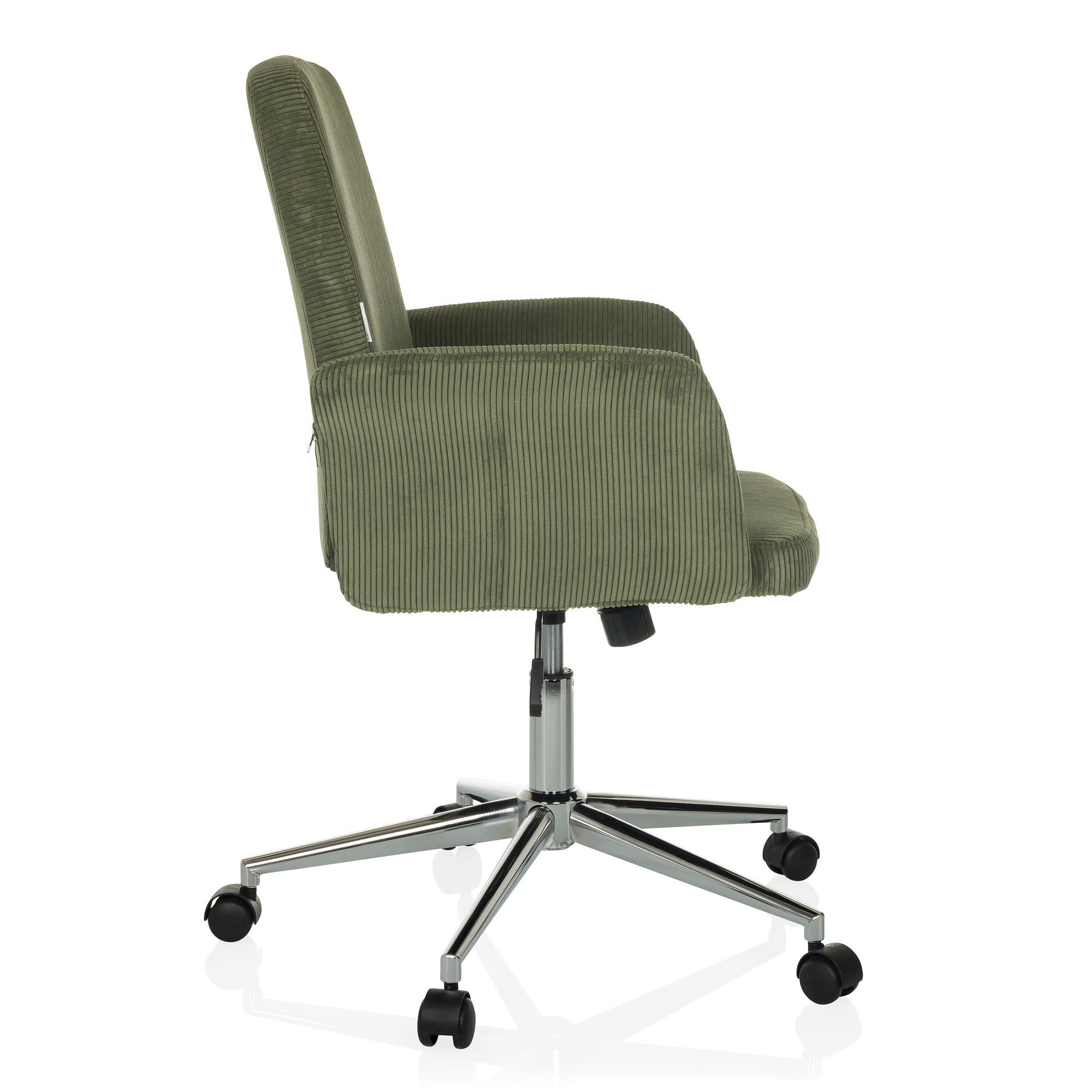 SOLAO CORD Office chair Swivel Cord-look Dark green 3