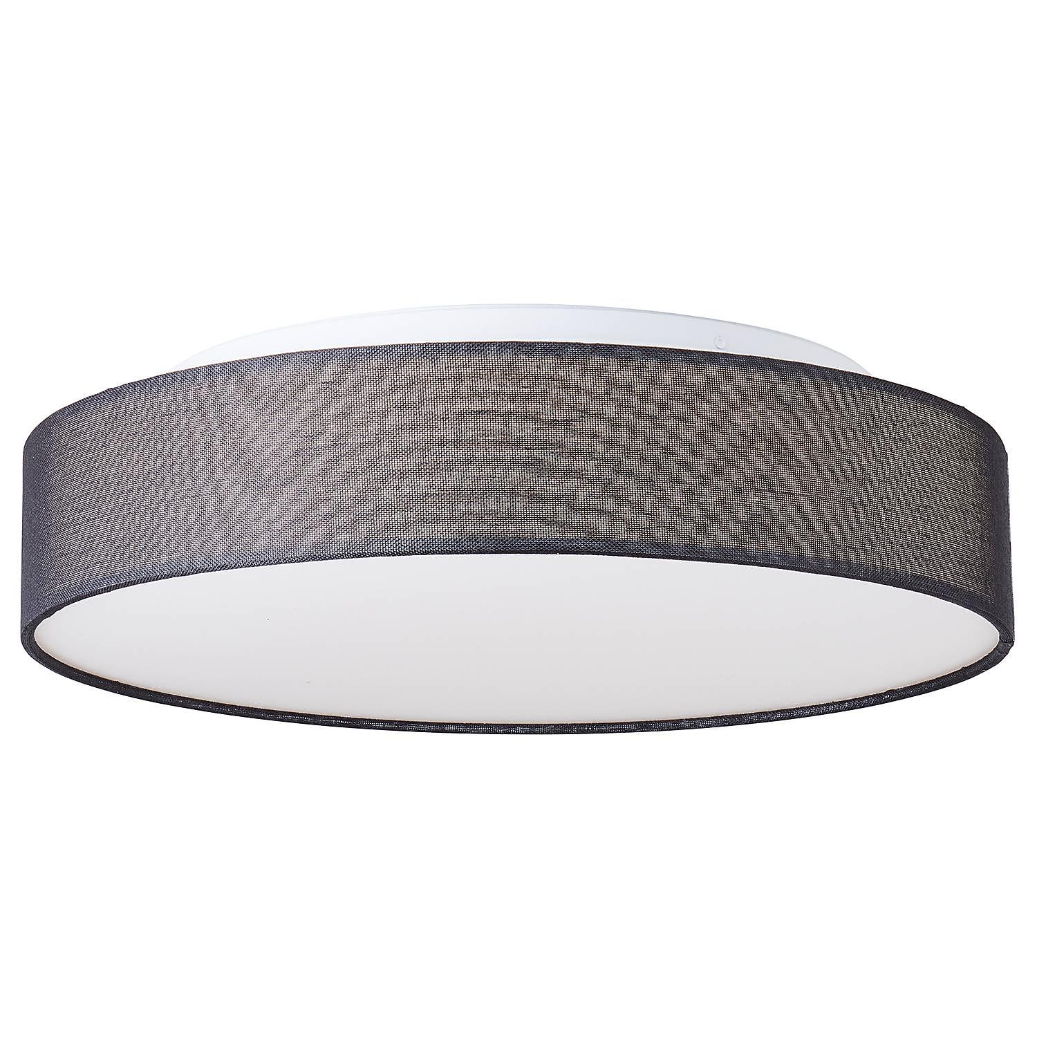 LED-Deckenleuchte Penley Mischgewebe / Eisen 1-flammig 0