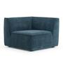 Dane 1-Sitzer Eckmodul Links Danny Dusty Blue 0