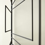 Frame Wandwäscheständer Silber 2
