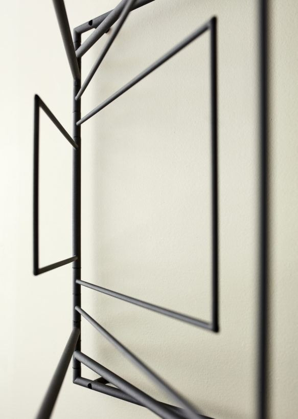 Frame Wandwäscheständer Silber 2