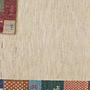 Rizbaf Gabbeh-Teppich Wolle Beige 5
