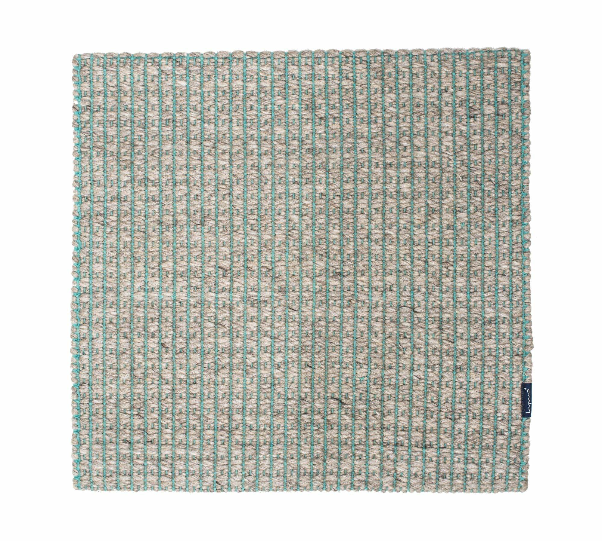 Nordic Plain Teppich Wolle Mehrfarbig 140 x 200 cm 0