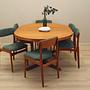6x Esszimmerstühle Teakholz 1960er Jahre 1