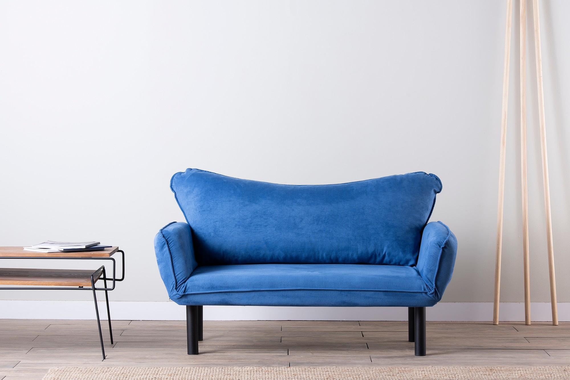 Chatto Schlafsofa 2-Sitzer Blau 2