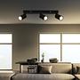 LED Deckenleuchte Spot Schwarz 2