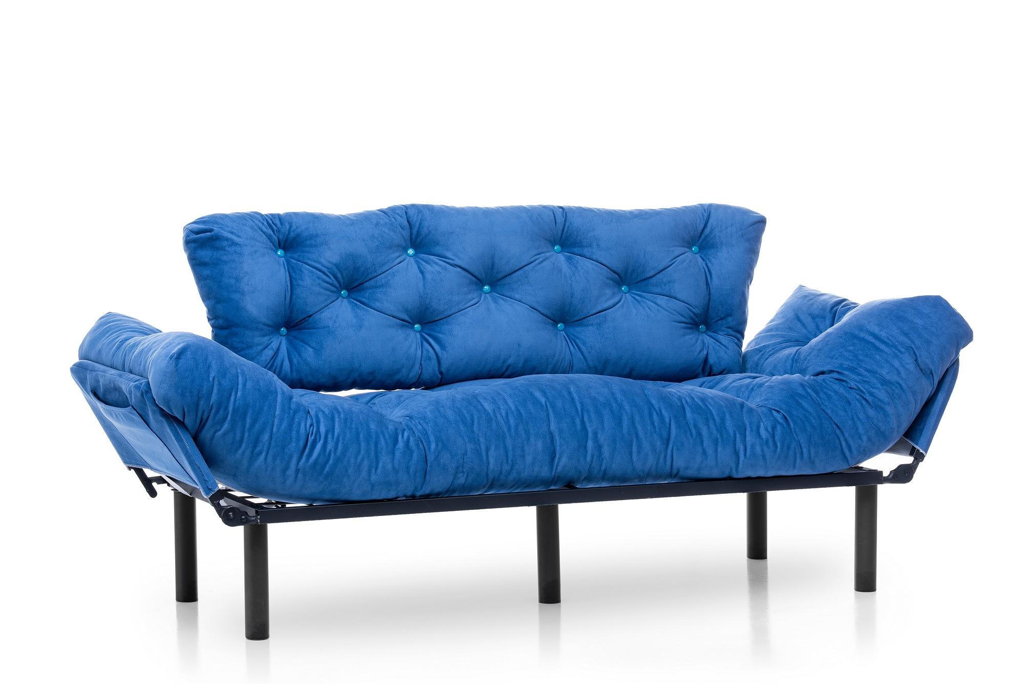 Nitta Triple Sofa Bed 3-seater Blue 4