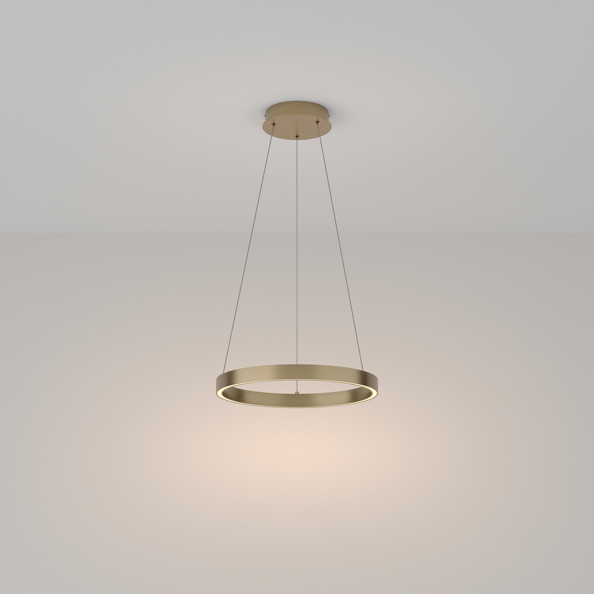 Rim Pendant light Aluminium Gold Ø40sm 1