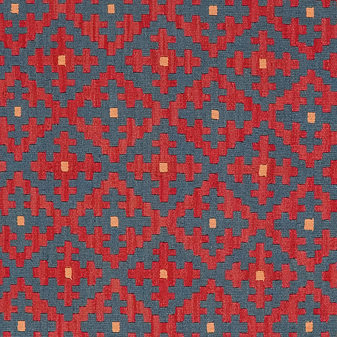 Kilim Gashgai Teppich Rot 2