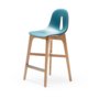 Gotham W SG-65 Bar Stool Plastic Wood Blue 0