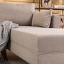 Bella Sofa Récamiere Rechts Creme 3